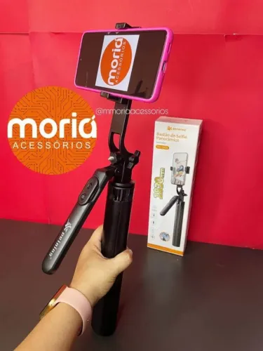 Bastão de Selfie Rastreamento automático ajustável controle sem fio Panorâmico Inclinado P