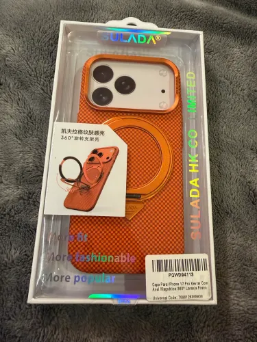 Capa SULADA Kevlar para iPhone 17 Pro - Magnética 360° - Nova