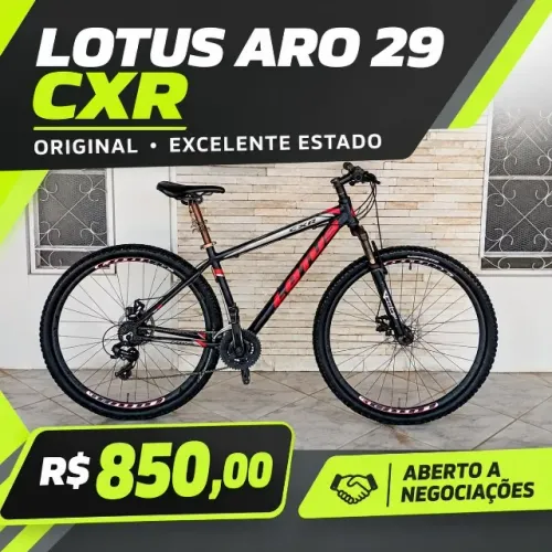 Bike Lotus CXR Aro 29 - aceito negociar