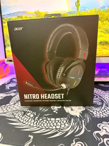 Headset Gamer Acer nitro. Novo sem uso!