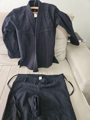 Kimono Alliance Rosan Original Preto A1/A2 - Pouco Uso