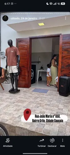 Loja de roupas masculina