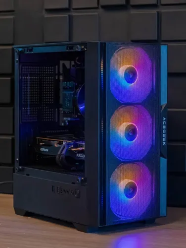 PC Gamer Ryzen 5 3600, RX 6600 8GB, 16GB RAM, SSD 256GB + HD 500GB, Asus Tuf A520