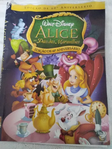 Filme DVD original Alice no país das maravilhas