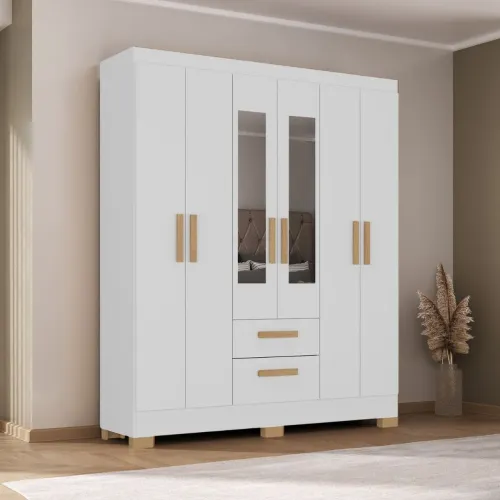 Guarda roupa 6 portas