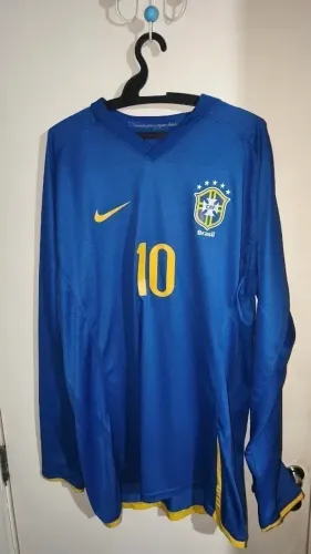 Camisa Brasil Nike 2009 Ronaldinho #10