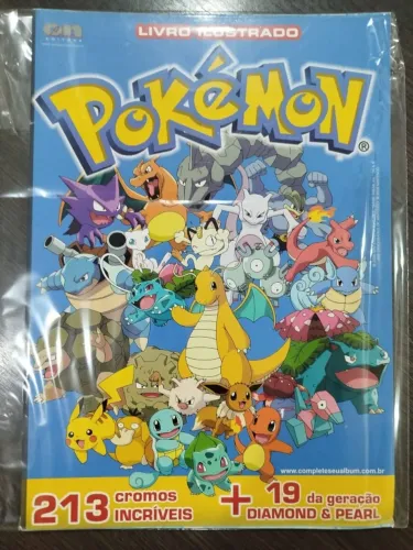 Álbum de Figurinhas Pokémon 2008 - Vazio