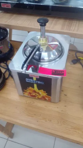 DISPENSER DE QUEIJO INDUSTRIAL EM INOX, NOVO, PROMOÇÃO!!!