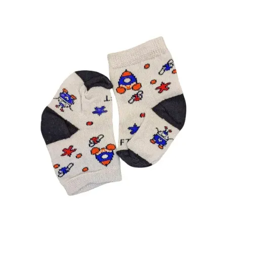 Meia Bebê Infantil Baby Confortável Soft Colorida Desenho Diversos 700BABY