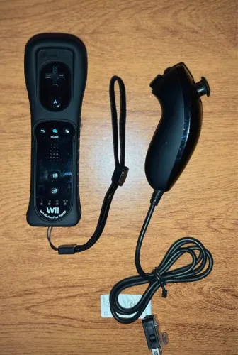 Controle Wii Remote Motion Plus + Nunchuck Originais Nintendo Wii