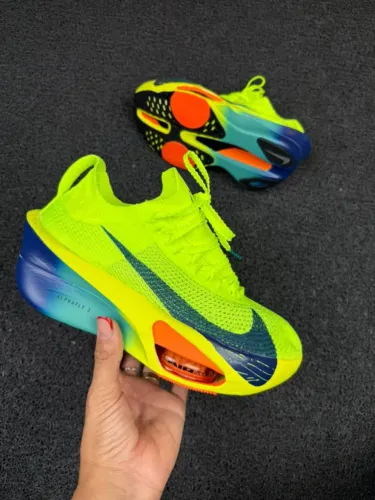 Tênis Nike Zoom Alphafly 3 Masculino Importado Cor: Verde-lima - Disponível 38 AO 43