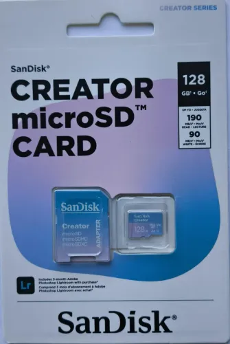 Cartão MicroSD 128GB CREATOR SanDisk