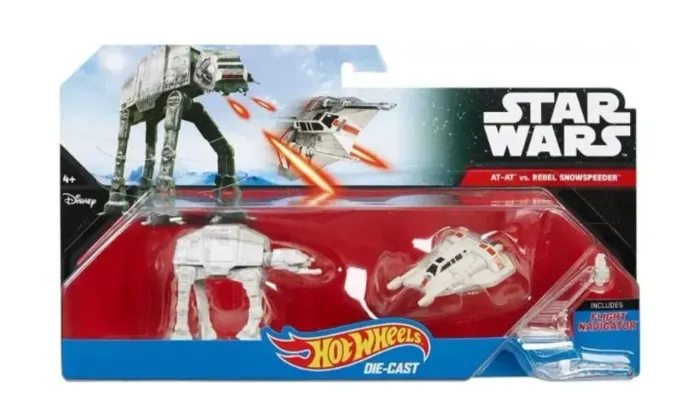 Hot Wheels Star Wars at at vs rebel