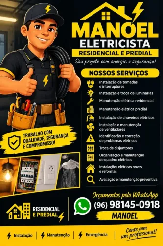Eletricista predial e residencial