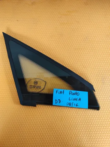 Vidro oclinhos Fixo Dianteiro Direito Fiat Punto / Linea genuino completo