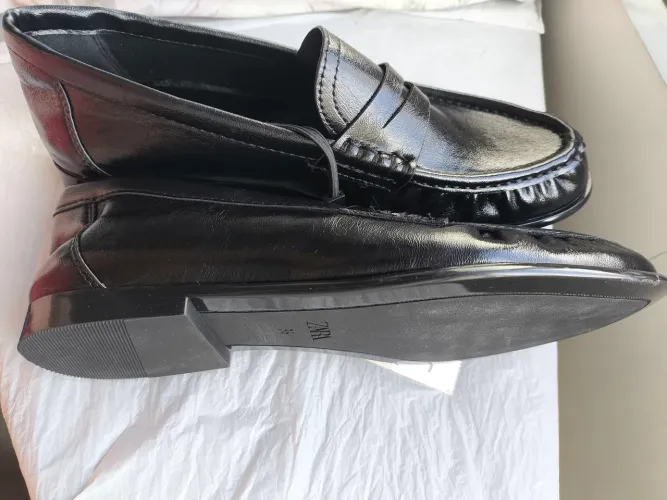 Sapatos mocassim feminino 36 novo zara