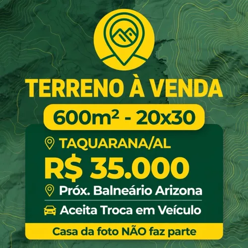 TERRENO EM TAQUARANA