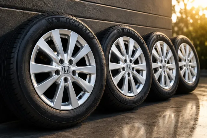 Rodas Originais Civic G9 Aro 16 + Pneus Michelin Primacy 4 Novos