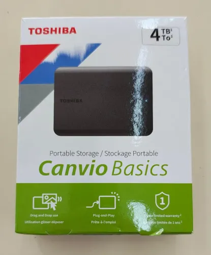 HD EXTERNO 4 TB LEGÍTIMO TOSHIBA