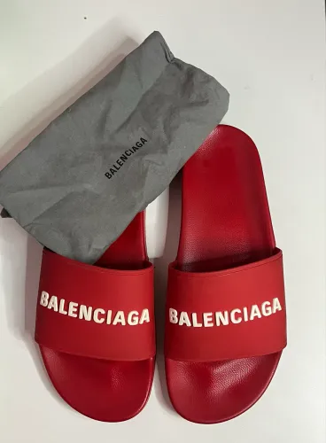 Slide Balenciaga Vermelho Original