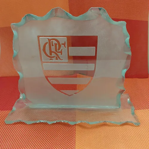 QUADRO FLAMENGO VIDRO DECORATIVO
