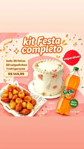 Kit Festa completo R$150,00