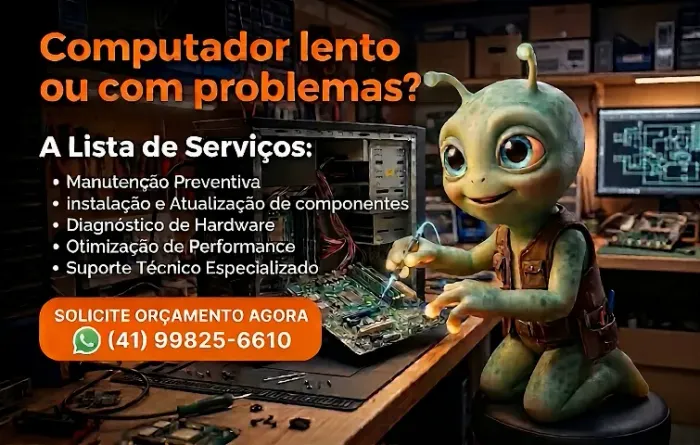 Conserto de Computador e Notebook - Curitiba e Região