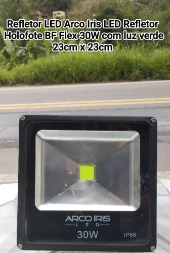 Refletor LED 30W Luz Verde