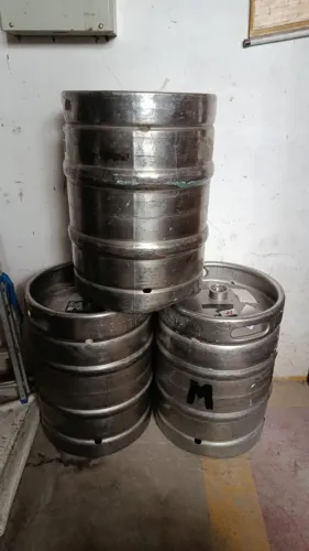 3 Barris em Aço Inox 50L