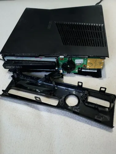 Console do Xbox 360 com erro de software.