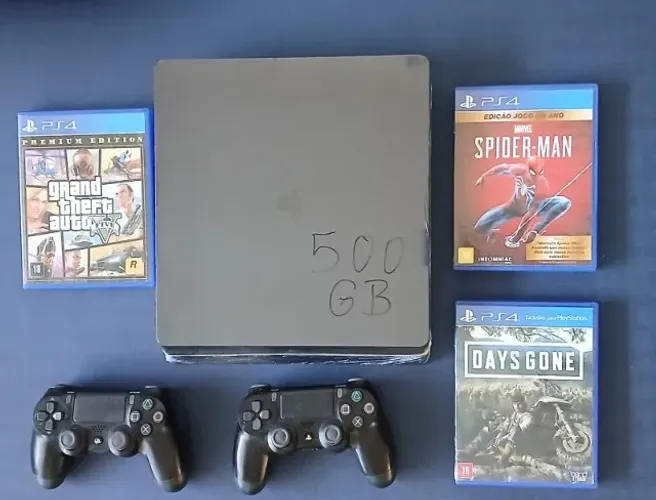 Videogame Playstation 4 (PS4) Slim completo