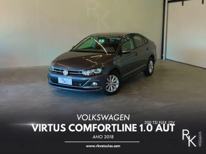 Virtus Comfortline 1.0 Automático - 2018 (Carro impecável)