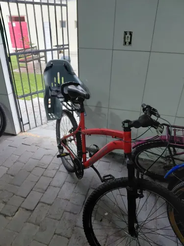 BICICLETA ROCKRIDER ST 50 + CADEIRINHA INFANTIL