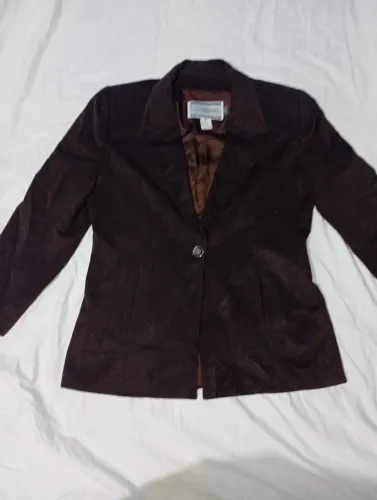 Blazer Feminino Marrom Forrado - Atemporal Clássico Frete Grátis +confira a tabela medidas