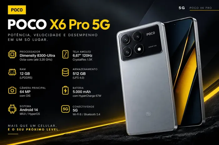 POCO X6 PRO 512GB | 12GB RAM