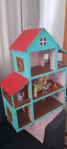 Casa de boneca mdf ver fotos 
