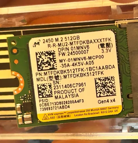 Ssd nvme 512gb