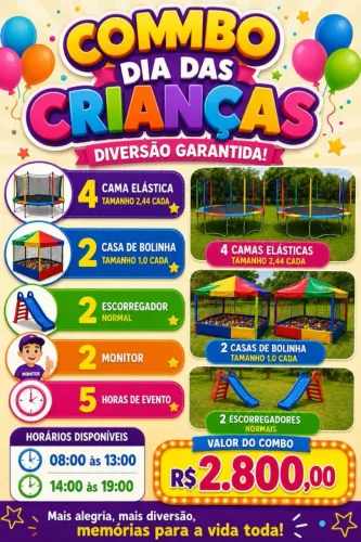 10 itens dia das crianças