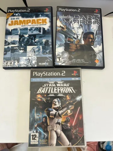 3 Jogos originais p/ PlayStation 2