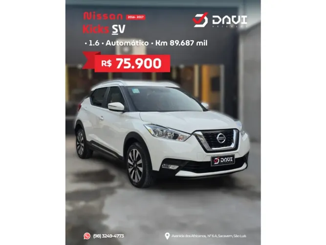 Nissan Kicks SV 1.6 16V Flexstar 5P Aut. 2017
