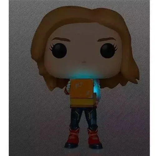 Funko Pop Capitã Marvel 444 Autógrafado - #444