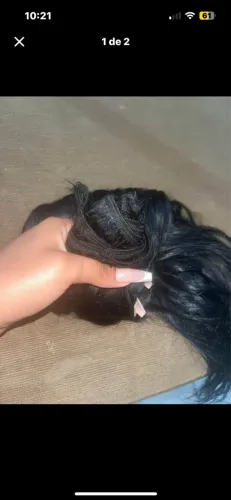 Cabelo indiano ondulado