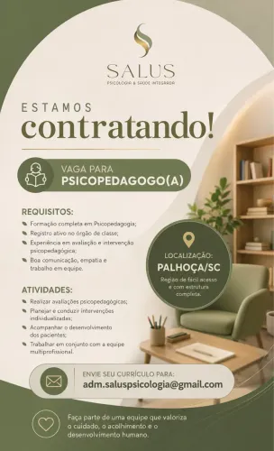 Vaga psicopedagoga