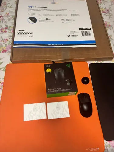 Mouse razer viper v4 pro kit com mouse e feets