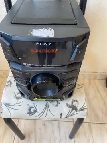 Minicomponente Sony Genezi Mhc-ex66 (leia A Descrição) Preto 180 W (Usado)