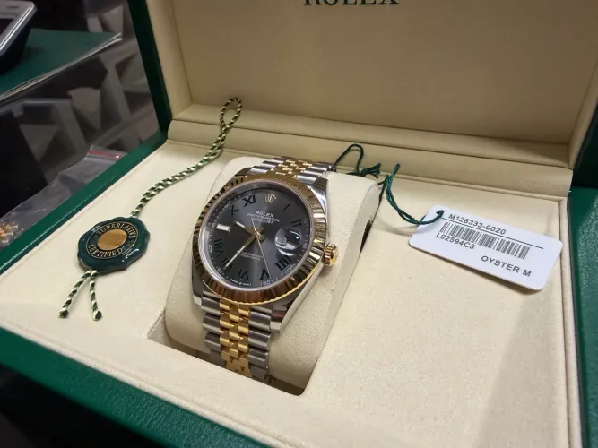 ROLEX DATE JUST 2026 41mm ?WIMBLEDON? + PULSEIRA JUBILEE