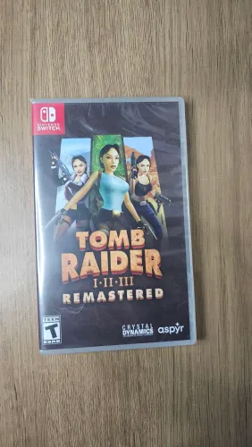 Jogo Lacrado Tomb Raider I-II-III Remastered Nintendo Switch