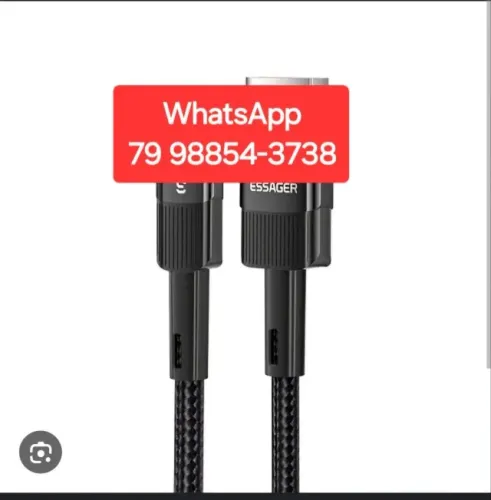 Cabo De Iphone Carregador Original - Tipo type C xiaomi samsung motorola + USB C turbo 