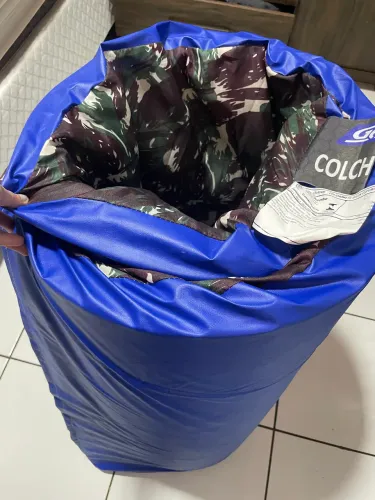 Colchão Gazin camping, com travesseiro