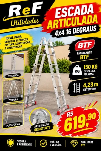Escada Articulada 3x4 e 4x4